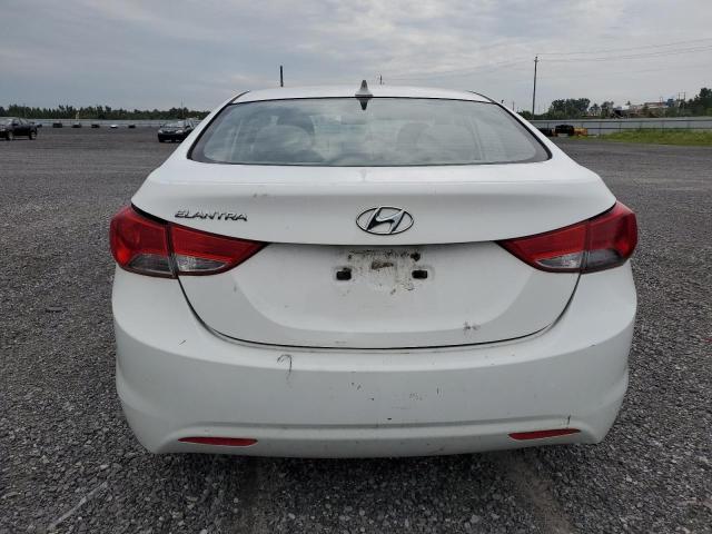 5NPDH4AEXDH394627 - 2013 HYUNDAI ELANTRA GLS WHITE photo 6