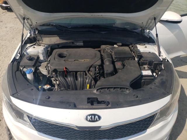 5XXGU4L31GG118924 - 2016 KIA OPTIMA EX WHITE photo 11