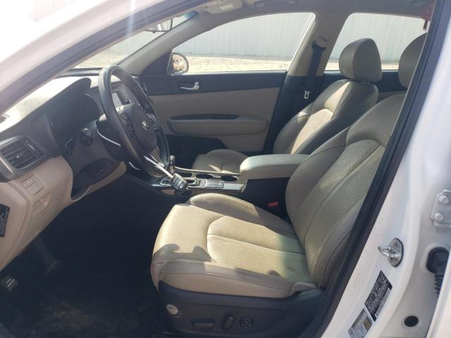 5XXGU4L31GG118924 - 2016 KIA OPTIMA EX WHITE photo 7