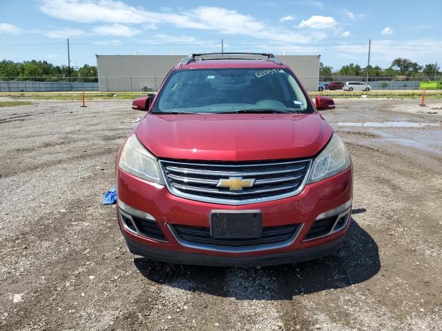 1GNKRGKD9EJ212363 - 2014 CHEVROLET TRAVERSE LT RED photo 5