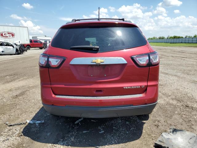 1GNKRGKD9EJ212363 - 2014 CHEVROLET TRAVERSE LT RED photo 6