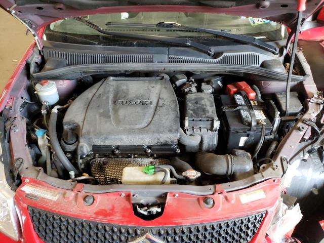 JS2YB5A37B6302376 - 2011 SUZUKI SX4 RED photo 11