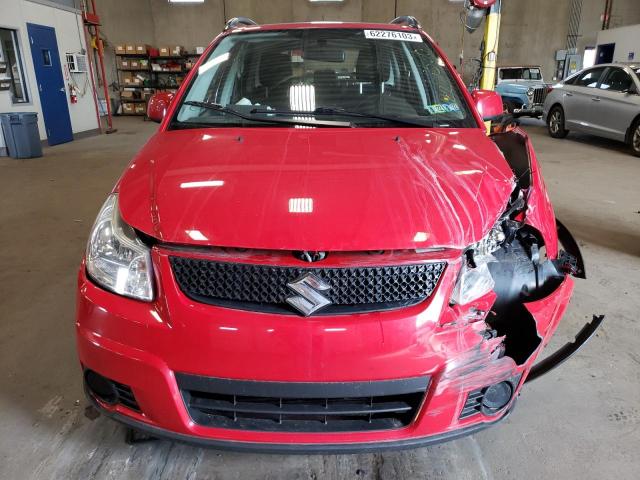 JS2YB5A37B6302376 - 2011 SUZUKI SX4 RED photo 5