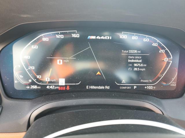 WBA13AW02PFN43329 - 2023 BMW M440XI GRAN COUPE GRAY photo 9