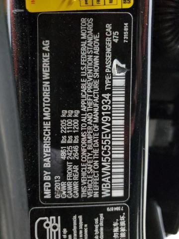 WBAVM5C55EVV91934 - 2014 BMW X1 XDRIVE35I BLACK photo 13