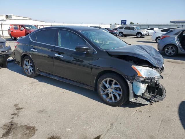 3N1AB7AP3EY252733 - 2014 NISSAN SENTRA S BLACK photo 4