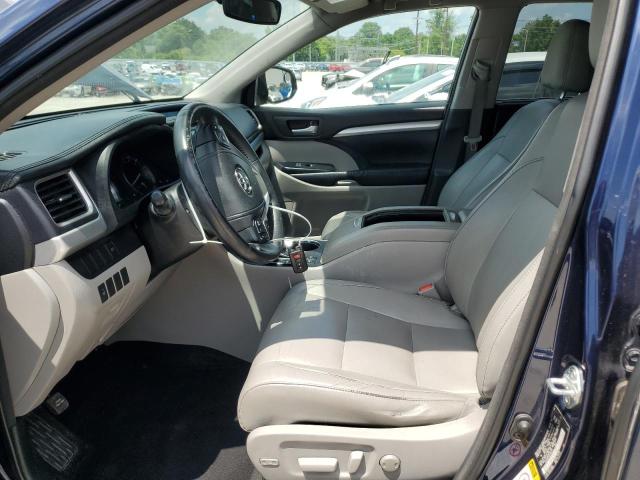 5TDJKRFH4FS092171 - 2015 TOYOTA HIGHLANDER XLE BLUE photo 7