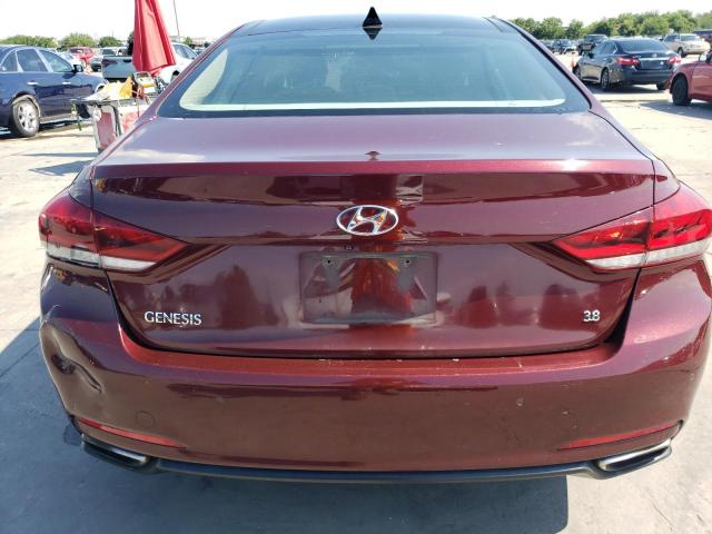 KMHGN4JE1GU135309 - 2016 HYUNDAI GENESIS 3.8L RED photo 6