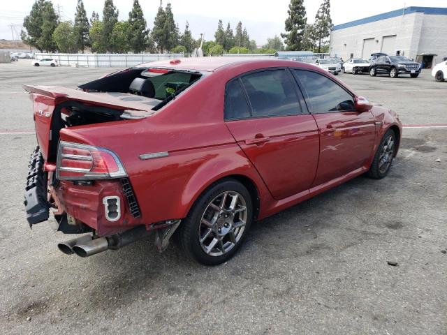 19UUA76517A000329 - 2007 ACURA TL TYPE S BURGUNDY photo 3