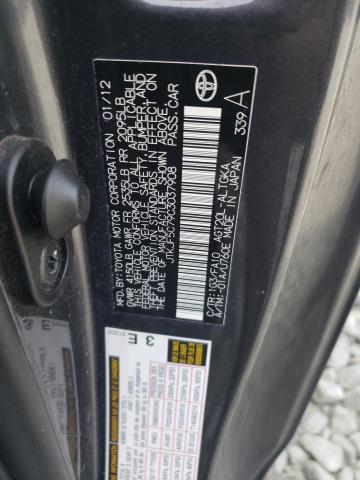 JTKJF5C79C3037908 - 2012 TOYOTA SCION TC 黑色 照片 12