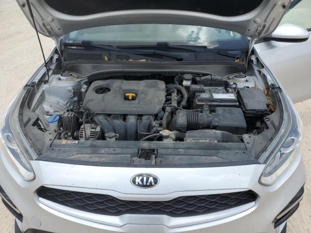 3KPF24AD2KE004445 - 2019 KIA FORTE FE SILVER photo 11