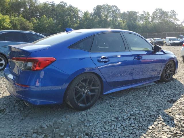 2HGFE2F57NH599123 - 2022 HONDA CIVIC SPORT BLUE photo 3