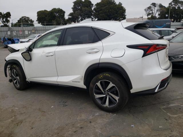 JTJBJRBZ8J2076638 - 2018 LEXUS NX 300H WHITE photo 2