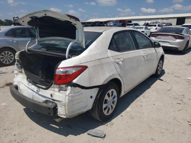 2T1BURHE1FC376903 - 2015 TOYOTA COROLLA L WHITE photo 3