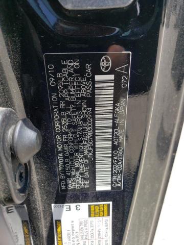 JTKJF5C79B3002994 - 2011 TOYOTA SCION TC 黑色 照片 13