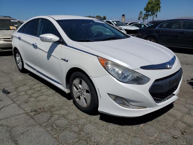 KMHEC4A45BA006455 - 2011 HYUNDAI SONATA HYBRID WHITE photo 4