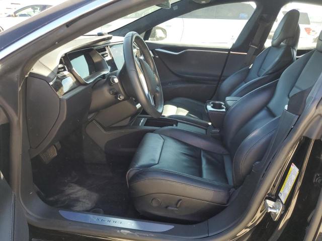 5YJSA1E15HF178707 - 2017 TESLA MODEL S Чорний фото 7