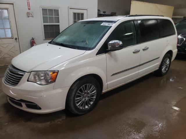 2C4RC1CG2DR509287 - 2013 CHRYSLER TOWN & COU TOURING L WHITE photo 1