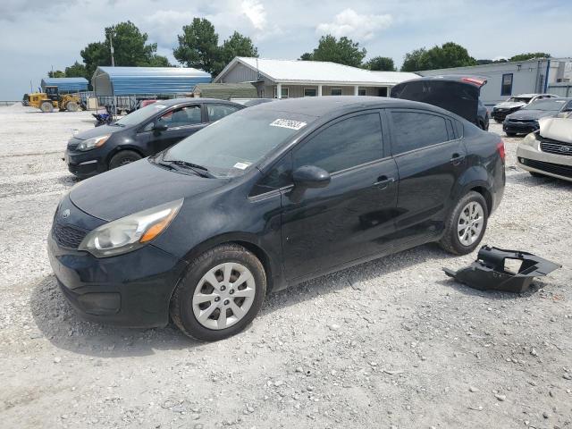 KNADM4A3XD6211521 - 2013 KIA RIO LX BLACK photo 1