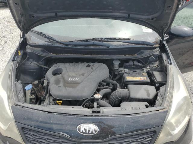 KNADM4A3XD6211521 - 2013 KIA RIO LX BLACK photo 11