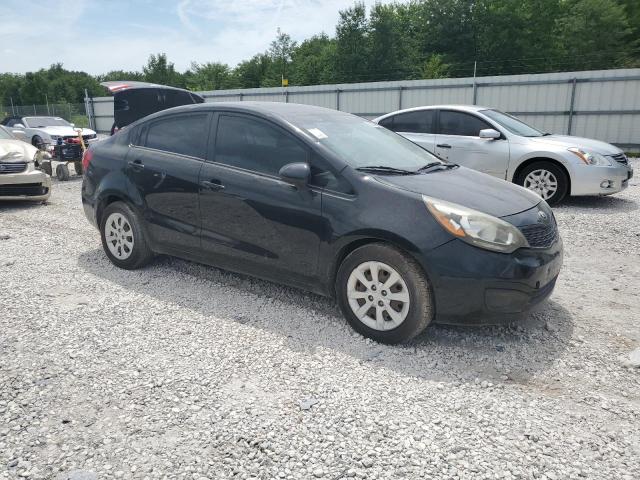 KNADM4A3XD6211521 - 2013 KIA RIO LX BLACK photo 4