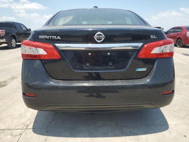 3N1AB7AP4DL720013 - 2013 NISSAN SENTRA S BLACK photo 6