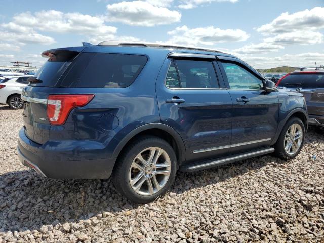 1FM5K8D88GGD28083 - 2016 FORD EXPLORER XLT BLUE photo 3