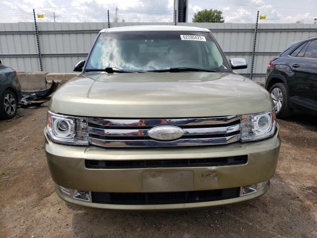 2FMGK5DC0CBD00971 - 2012 FORD FLEX LIMITED GREEN photo 5