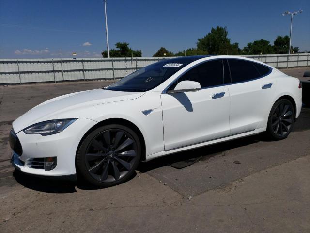 5YJSA1H16EFP37799 - 2014 TESLA MODEL S 白色 照片 1