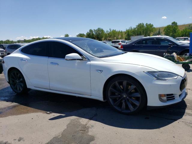 5YJSA1H16EFP37799 - 2014 TESLA MODEL S 白色 照片 4
