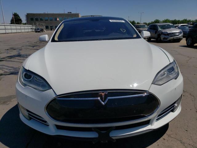5YJSA1H16EFP37799 - 2014 TESLA MODEL S 白色 照片 5