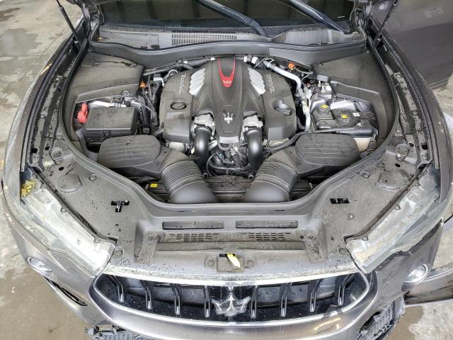 ZN661ZUA8KX315183 - 2019 MASERATI LEVANTE GTS GRAY photo 12