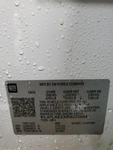 KL47LAE2XRB220604 - 2024 BUICK ENVISTA PREFERRED WHITE photo 13