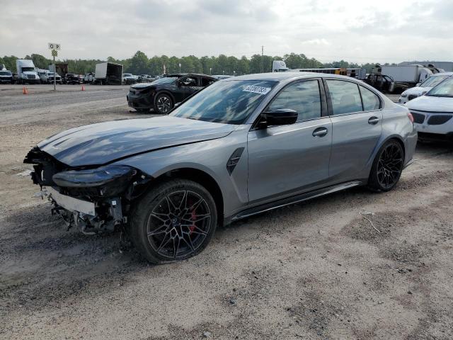 WBS43AY09NFM07377 - 2022 BMW M3 COMPETITION GRAY photo 1