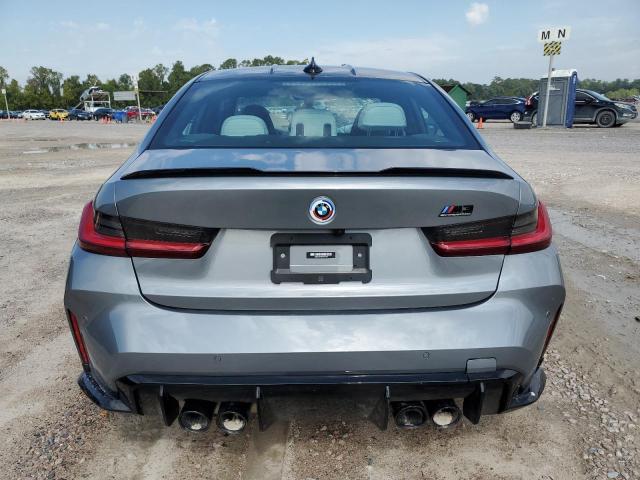 WBS43AY09NFM07377 - 2022 BMW M3 COMPETITION GRAY photo 6