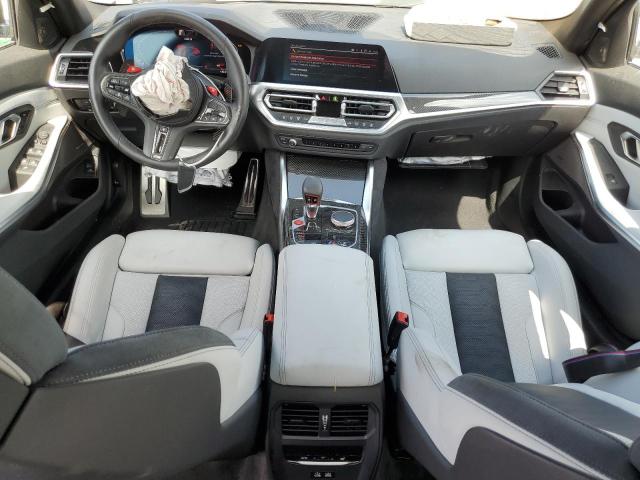 WBS43AY09NFM07377 - 2022 BMW M3 COMPETITION GRAY photo 8