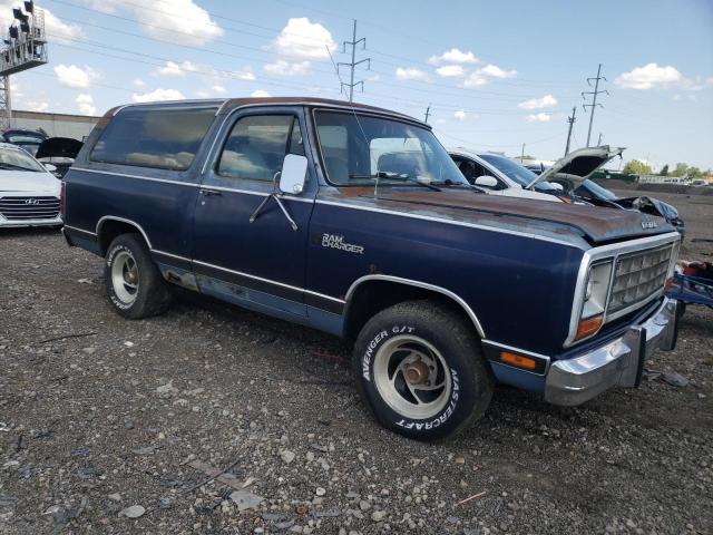 1B4GD12W7FS516344 - 1985 DODGE RAMCHARGER AD-100 BLUE photo 4