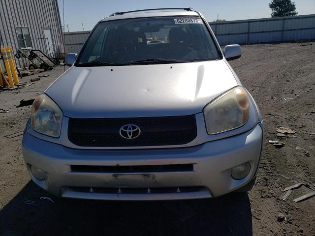 JTEHD20V246011532 - 2004 TOYOTA RAV4 SILVER photo 5