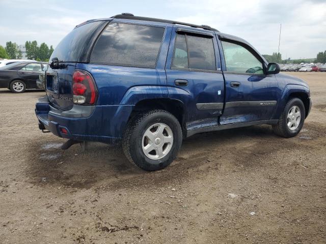 1GNDT13S632179768 - 2003 CHEVROLET TRAILBLAZE BLUE photo 3