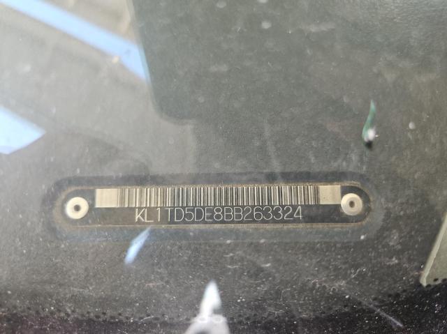 KL1TD5DE8BB263324 - 2011 CHEVROLET AVEO LS Boz foto 10