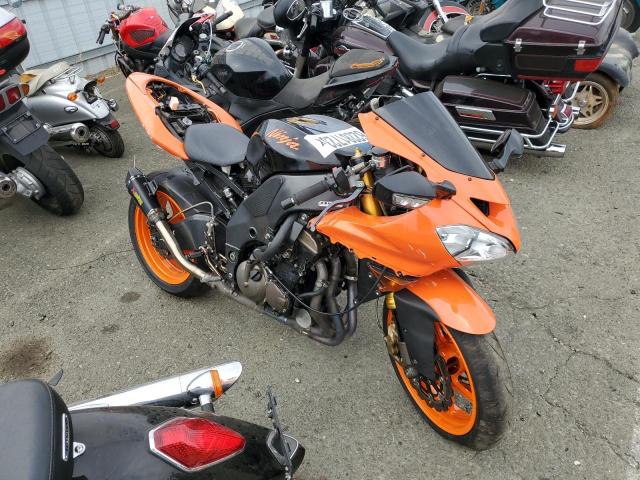 JKAZXCC164A009272 - 2004 KAWASAKI NINJA ZX 10R ORANGE photo 1