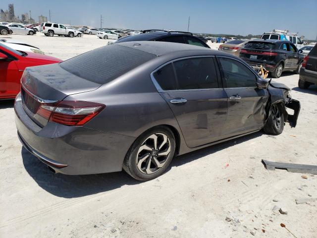 1HGCR2F85HA109668 - 2017 HONDA ACCORD EXL GRAY photo 3