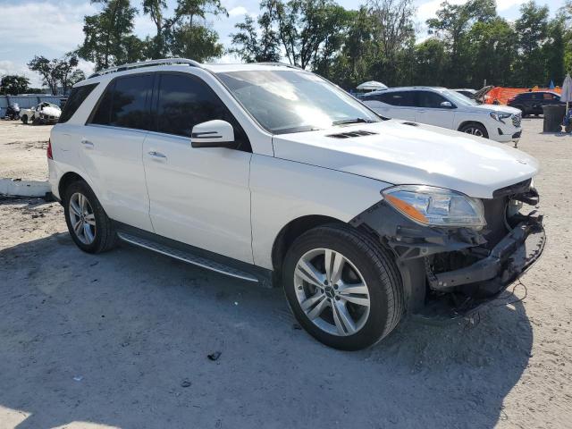 4JGDA5JB3FA532837 - 2015 MERCEDES-BENZ ML 350 თეთრი ფოტო 4