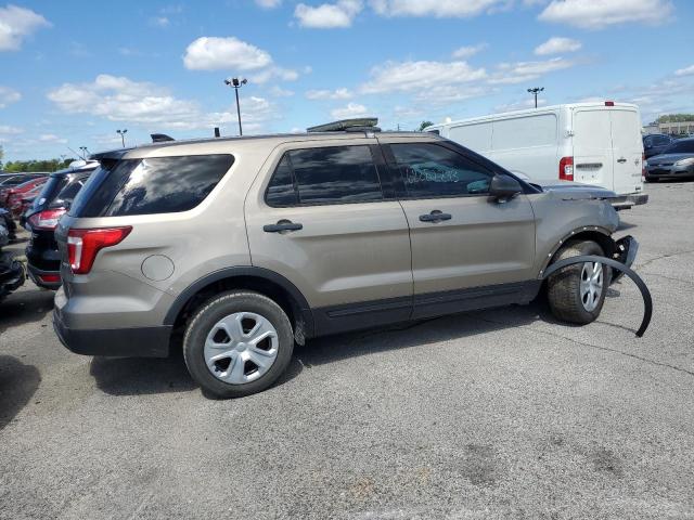 1FM5K8ARXHGC78267 - 2017 FORD EXPLORER POLICE INTERCEPTOR BROWN photo 3