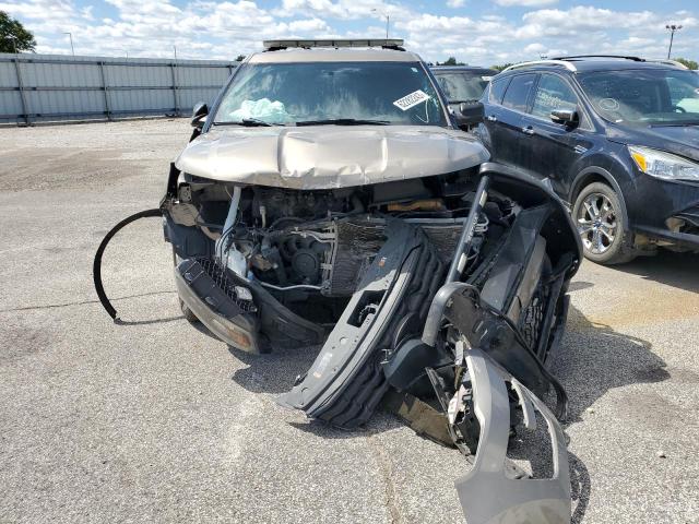 1FM5K8ARXHGC78267 - 2017 FORD EXPLORER POLICE INTERCEPTOR BROWN photo 5