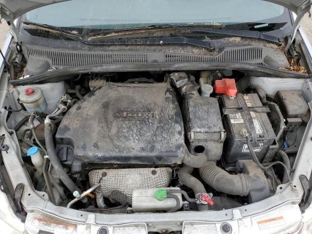 JS2YB5A38C6308589 - 2012 SUZUKI SX4 SILVER photo 11