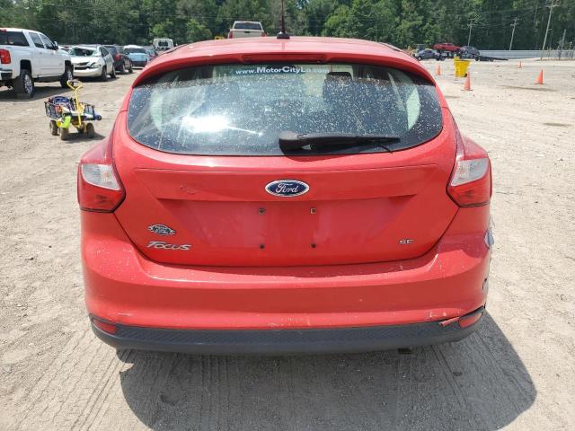 1FAHP3K20CL344046 - 2012 FORD FOCUS SE RED photo 6