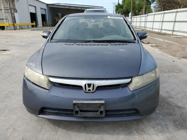 JHMFA36276S000221 - 2006 HONDA CIVIC HYBRID BLUE photo 5