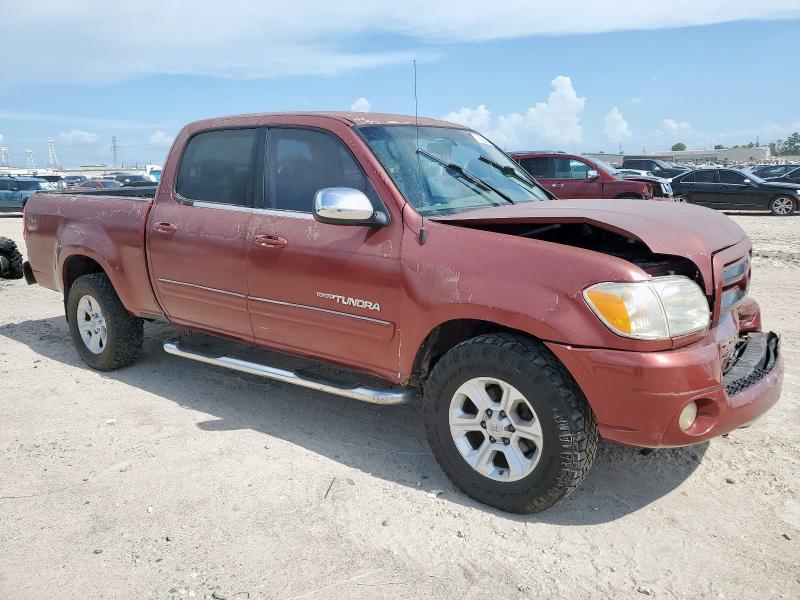 5TBET34175S464207 - 2005 TOYOTA TUNDRA DOUBLE CAB SR5 MAROON photo 4