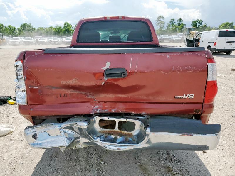 5TBET34175S464207 - 2005 TOYOTA TUNDRA DOUBLE CAB SR5 MAROON photo 6